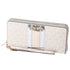 Michael Kors Jet Set Large Continental Wristlet Center Stripe MK Pale Gold Michael Kors Wallets